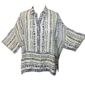 Piazza Sempione Top 2X Oversized Short Sleeve